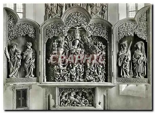 Moderne Karte Breisach a. Rh. St. Stephansmuenster Hochaltar-Schrein des Meisters H.L. (1526)