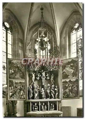 Cartes postales moderne Choraltar aus der Schule veit Stoss Herrgottskirche Creglingen a. Tauber