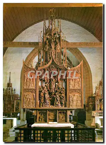Cartes postales moderne Marienaltar von Tilman Riemenschneider (1460-1531) Herrgottskirche Creglingen a. Tauber