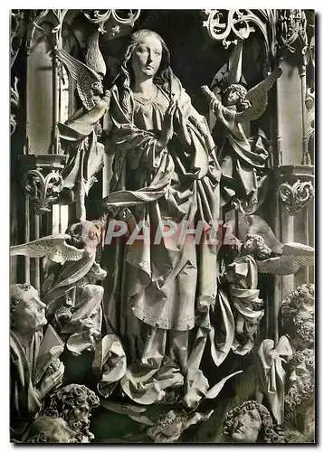 Cartes postales moderne Maria Aus dem Marienaltar v. Tilman Riemenschneider (1460-1531) Herrgottskirche Creglingen a. Ta