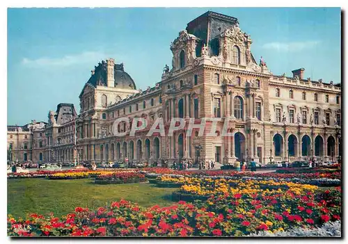 Moderne Karte Paris Le Musee du Louvre