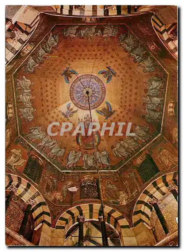 Cartes postales moderne Aachen - Dom Blick in die Karolingische Kuppel