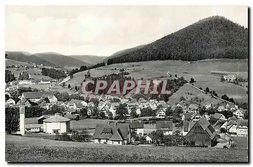 Moderne Karte Luftkurort und Wintersportsplatz Baiersbronn (Wuertt. Schwarzwald)