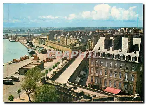 Cartes postales moderne Cote d'Emeraude Saint-Malo Cite Corsaire Les Remparts