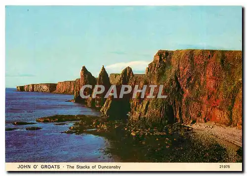 Moderne Karte John O' Groats - The Stacks of Ducansby