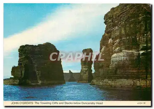 Cartes postales moderne John o 'Groats - The Towering Cliffs and Stacks below Ducansby Head