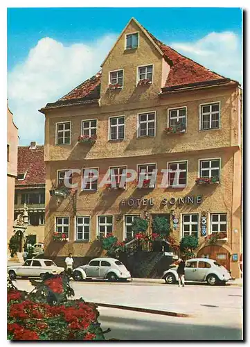 Moderne Karte Hotel Sonne Nordlingen