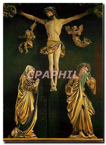 Moderne Karte Noerdlinger Christus Maria und Johannes