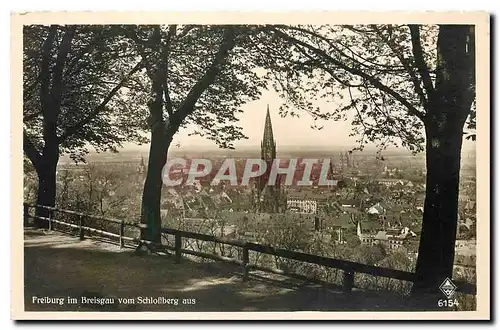 Cartes postales moderne Freiburg im Breisgau vom Schlossberg aus