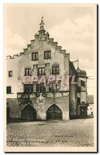 Moderne Karte Villingen i. Schwarzwald Altes Rathaus