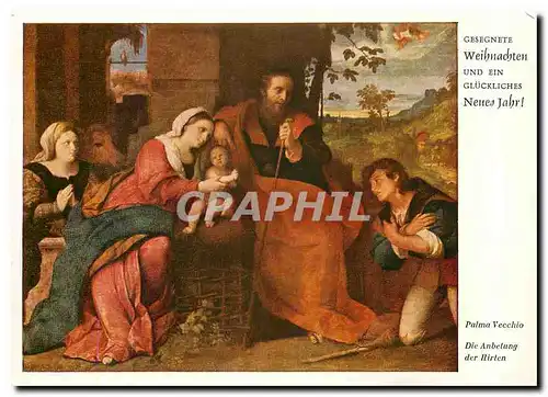 Cartes postales moderne Gesegnete Weihnachten und ein Glueckliches Neues Jahr!