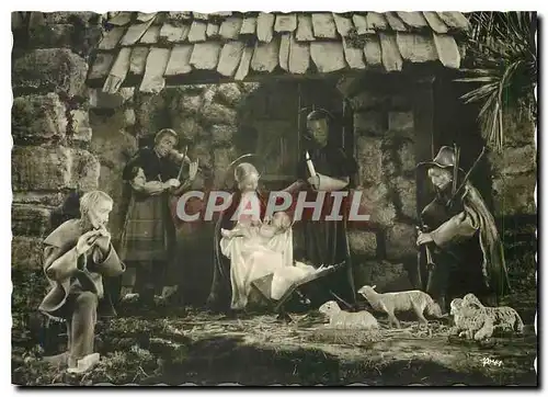 Cartes postales moderne Creche