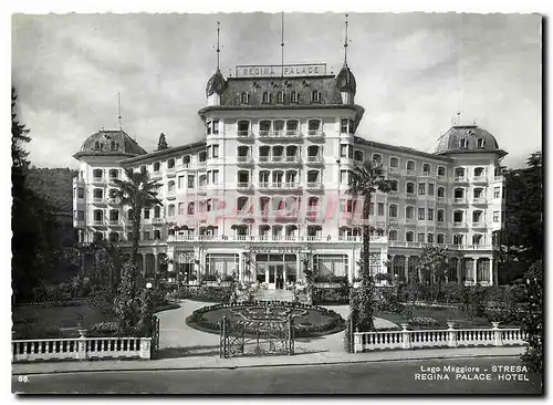 Moderne Karte Lago Maggiore - Stresa Regina Palace Hotel