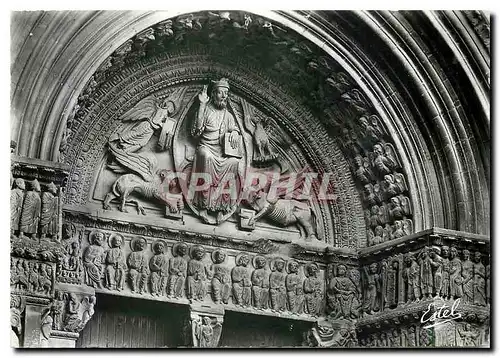 Cartes postales moderne Arles Tympan du Portail de la Cathedrale St-Trophime (XIIe siecle)