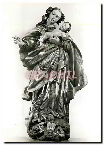 Cartes postales moderne Karlsruhe Badisches Landesmuseum Maria mit Kind