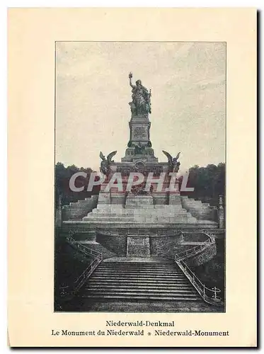 Cartes postales moderne Niederwald-Denkmal Le monument du Niederwald