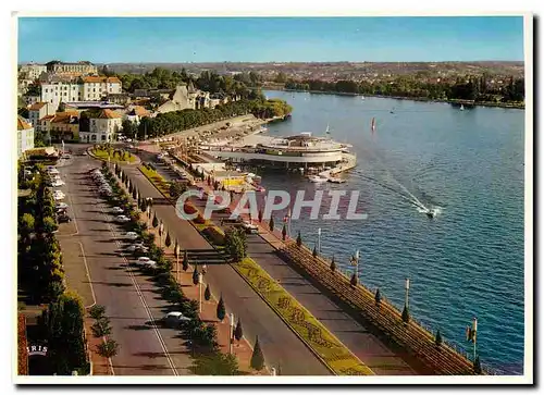 Moderne Karte Vichy Le Plan d'eau et la Rotonde