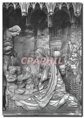 Cartes postales moderne Cathedrale de Chartres Cloture du Choeur (XVIe siecle) Nativite de Jesus