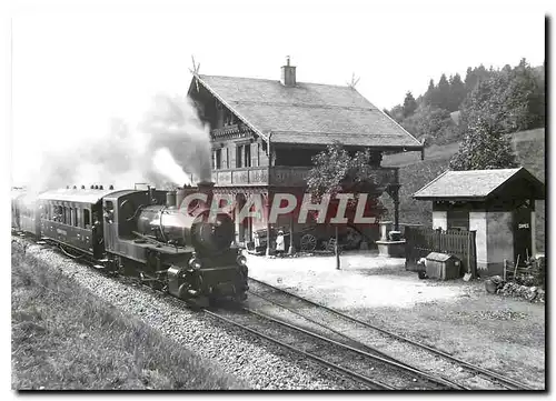 Cartes postales moderne Train pour Sainte-Croix a Six-Fontaines vers 1912