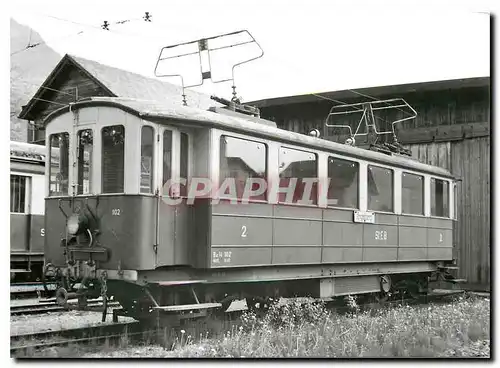 Cartes postales moderne Automotrice ABe 2/4 102 a Stansstad Mai 1962