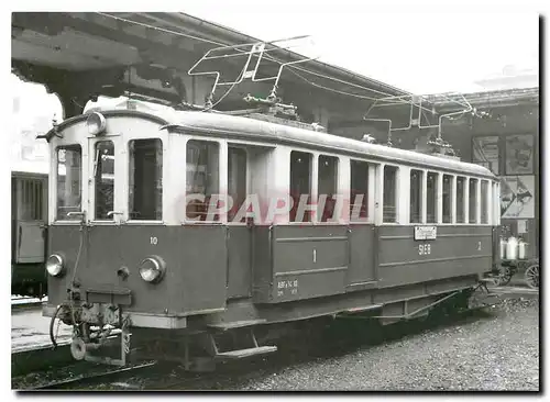 Cartes postales moderne Automotrice ABFe 2/4 a Engelberg Mai 1962