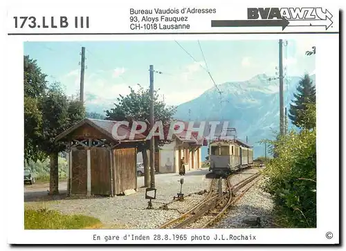 Cartes postales moderne En gare d'Inden 28.8.1965