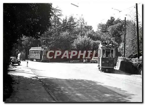 Cartes postales moderne Croisement a la bifurcation rte de St-Georges rte du Petit-Lancy 16.9.1971