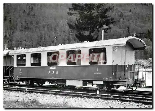 Moderne Karte Voiture A3 10 a Interlaken-Ost 12.4.1963