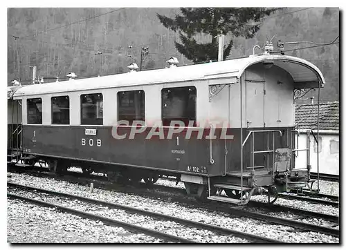 Moderne Karte Voiture A3 102 a Interlaken-Ost 28.3.1964