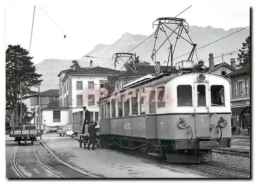 Cartes postales moderne ABFe 4/4 1 en gare d'Aigle 10.5.1969