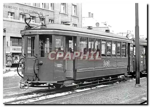 Cartes postales moderne Voiture B3 1322 a l'Aeschenplatz 3.1.1968