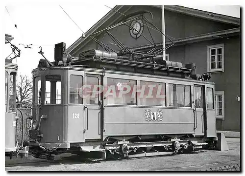 Moderne Karte Be 2/2 126 au depot de la Muenchensteinerstrasse 25.3.1968