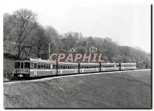 Cartes postales moderne Train d'inauguration du nouveau materiel Le Muids 2.5.1986