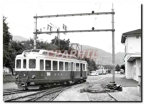 Cartes postales moderne ABFhe 4/4 6 sur la place de la gare d'Altstaetten 15.8.1967