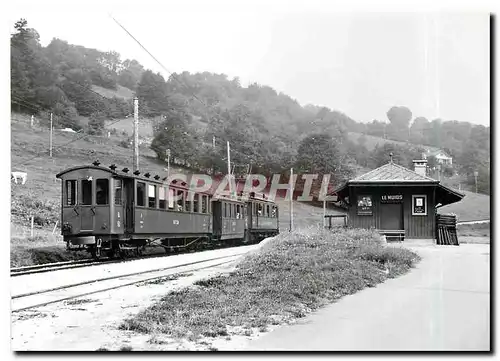 Cartes postales moderne En gare du Muids. Le batiment a ete demoli et remplace 22.9.1963