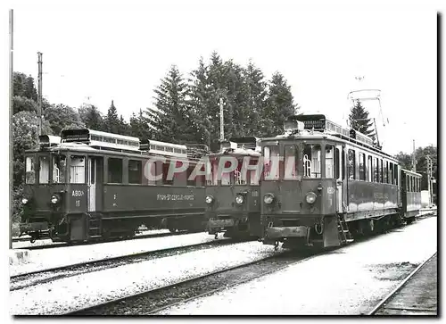 Cartes postales moderne En gare de Saint-Cergue 13.6.1971