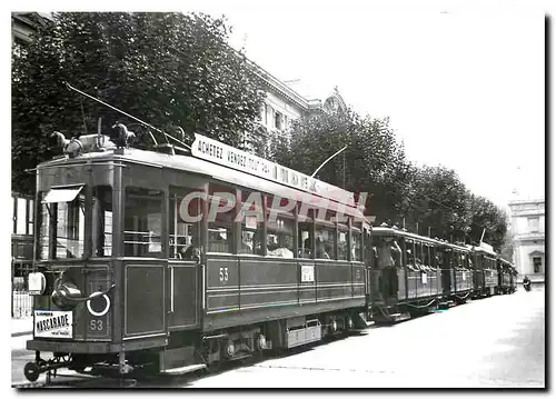 Cartes postales moderne Train special pour le centenaire de la SIA au boulevard du Theatre 1943