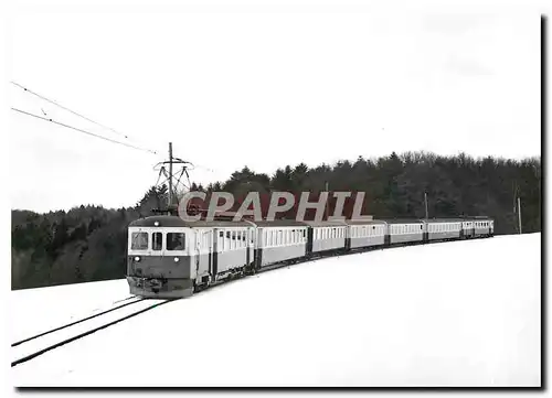 Cartes postales moderne Train pour militaires en-dessus d'Apples 7.2.1981