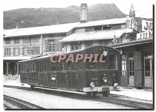 Cartes postales moderne He 7 et B 11 voiture Rowan (1908) a la Petite Scheidegg 1935