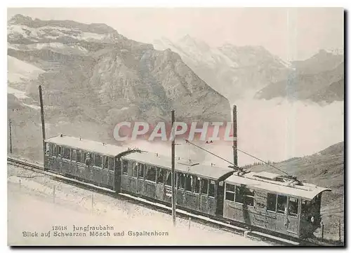 Moderne Karte He 3 en dessus de la Petite Scheidegg vers 1900