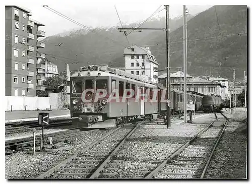 Cartes postales moderne En gare de Tirano 20 Octobre 1975