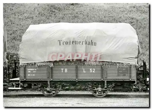 Moderne Karte Tombereau L52 en gare de Trogen 15.8.1967