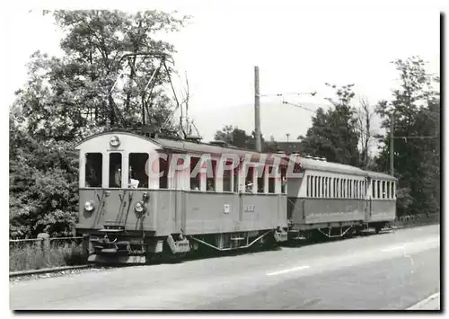 Moderne Karte AS CFe 4/4 17 + C4 40 + C zwischen Aarau Buchenhof und Distelberg