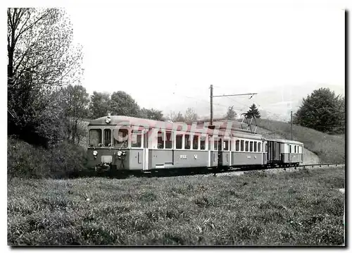 Cartes postales moderne WSB Gemischter Zug mit BDt 84 + Be 4/4 13 + G 71 + DZ 56 zwischen Zetzwil und Gontenschwil am 18