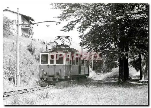 Cartes postales moderne Automotrice ABFe 4/4 3 faisant halte a Sureggio Juin 1964