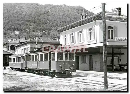 Cartes postales moderne ABFe 4/4 1 et B4 15 a Tesserete 21.5.1967