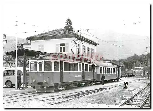 Cartes postales moderne ABFe 4/4 1 B4 15 et K21 a Tesserete 20.5.1967