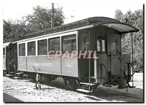 Cartes postales moderne B 12 voiture du parc d'origine a Tesserete 21.5.1967