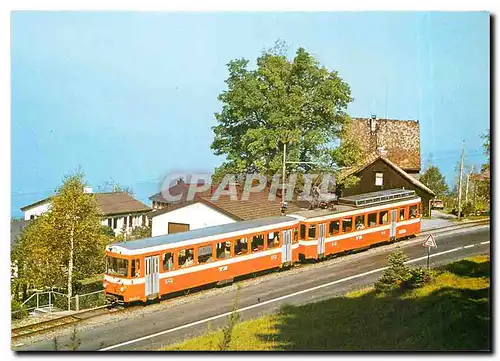 Cartes postales moderne Die moderne Trogenerbahn: BDe 4/8 22 am 12.10.1977 bei der Voegelinsegg