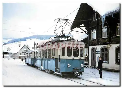 Cartes postales moderne Ein Lausaenner-Zug in Speicher TB Be 4/4 4 mit B beide ex TL am 25.2.1973